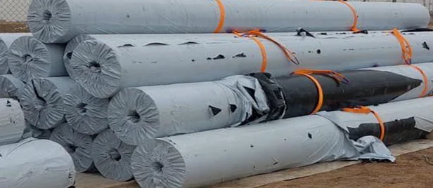 Stored pipeline materials