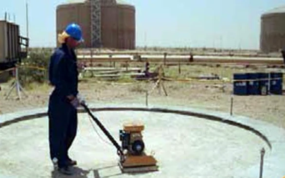Tank foundation preparation